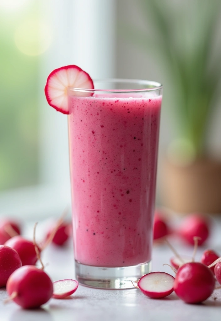 30+ Smoothie Recipes with Almond Milk for Dairy-Free Goodness 125 30+ Smoothie Recipes with Almond Milk for Dairy-Free Goodness - 19. Radish Almond Smoothie
