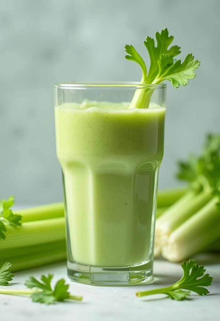 30+ Smoothie Recipes with Almond Milk for Dairy-Free Goodness 132 30+ Smoothie Recipes with Almond Milk for Dairy-Free Goodness - 20. Celery Almond Smoothie