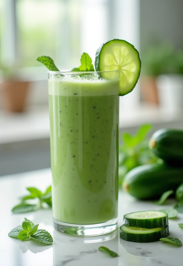 30+ Smoothie Recipes with Almond Milk for Dairy-Free Goodness 153 30+ Smoothie Recipes with Almond Milk for Dairy-Free Goodness - 23. Cucumber Almond Smoothie