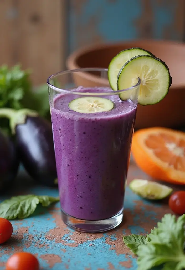 30+ Smoothie Recipes with Almond Milk for Dairy-Free Goodness 195 30+ Smoothie Recipes with Almond Milk for Dairy-Free Goodness - 29. Eggplant Almond Smoothie