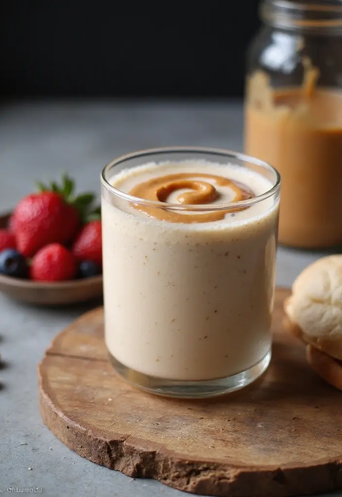 30+ Smoothie Recipes with Almond Milk for Dairy-Free Goodness 43 30+ Smoothie Recipes with Almond Milk for Dairy-Free Goodness - 7. Peanut Butter and Jelly Smoothie
