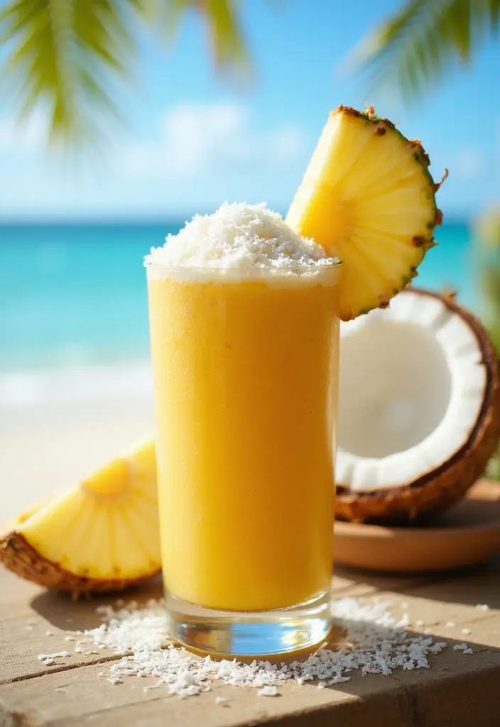 30+ Smoothie Recipes with Cottage Cheese for Extra Protein and Creaminess - 2. Tropical Paradise Smoothie