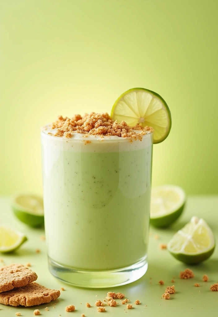 30+ Smoothie Recipes with Cottage Cheese for Extra Protein and Creaminess - 24. Key Lime Pie Smoothie