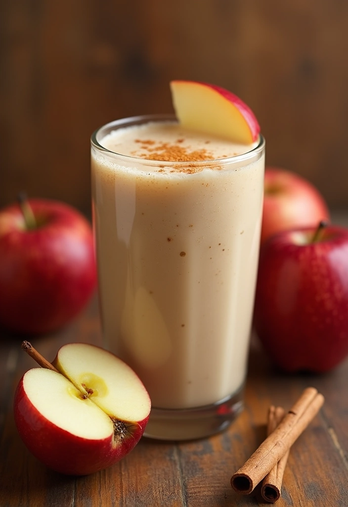 30+ Smoothie Recipes with Cottage Cheese for Extra Protein and Creaminess - 25. Apple Cinnamon Smoothie