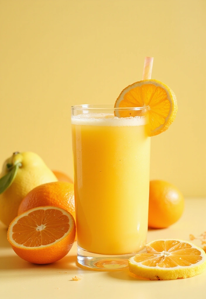 30+ Smoothie Recipes with Cottage Cheese for Extra Protein and Creaminess - 5. Citrus Sunshine Smoothie