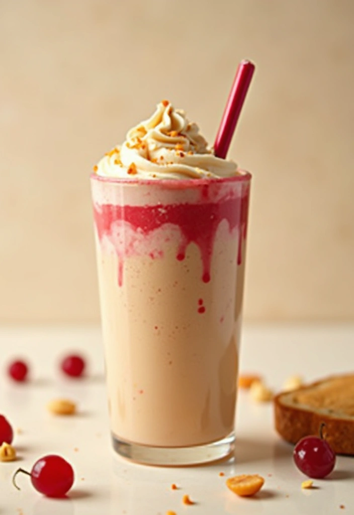 30+ Smoothie Recipes with Cottage Cheese for Extra Protein and Creaminess - 6. Peanut Butter and Jelly Smoothie