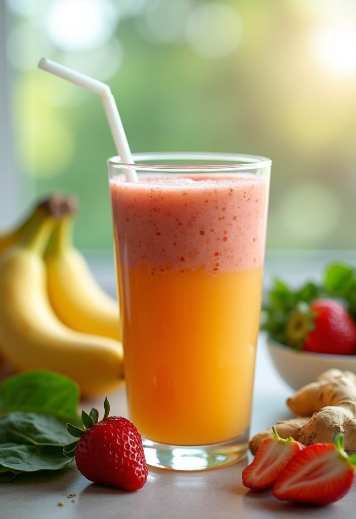 30+ Strawberry Banana Mango Smoothie Recipes for Tropical Flavor 60 30+ Strawberry Banana Mango Smoothie Recipes for Tropical Flavor - 10. Strawberry Banana Mango Detox Smoothie