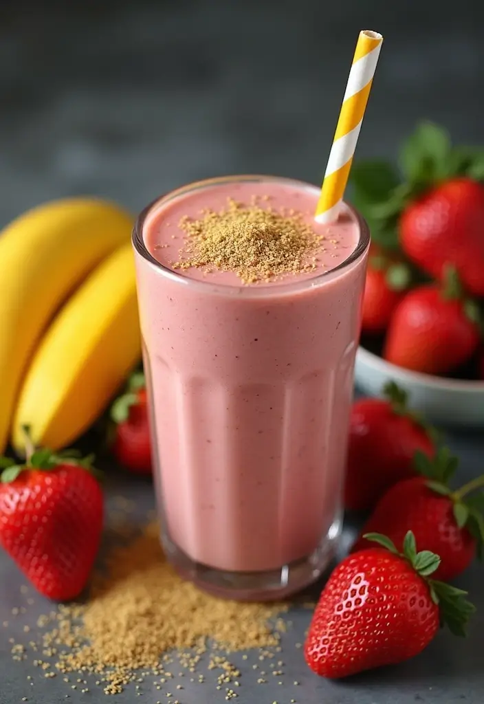 30+ Strawberry Banana Mango Smoothie Recipes for Tropical Flavor 136 30+ Strawberry Banana Mango Smoothie Recipes for Tropical Flavor - 22. Strawberry Banana Mango Smoothie with Cardamom