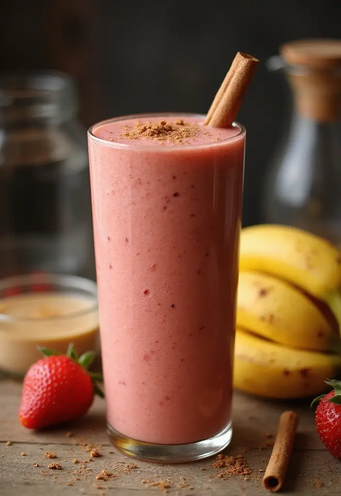 30+ Strawberry Banana Mango Smoothie Recipes for Tropical Flavor 148 30+ Strawberry Banana Mango Smoothie Recipes for Tropical Flavor - 24. Strawberry Banana Mango Smoothie with Honey and Cinnamon