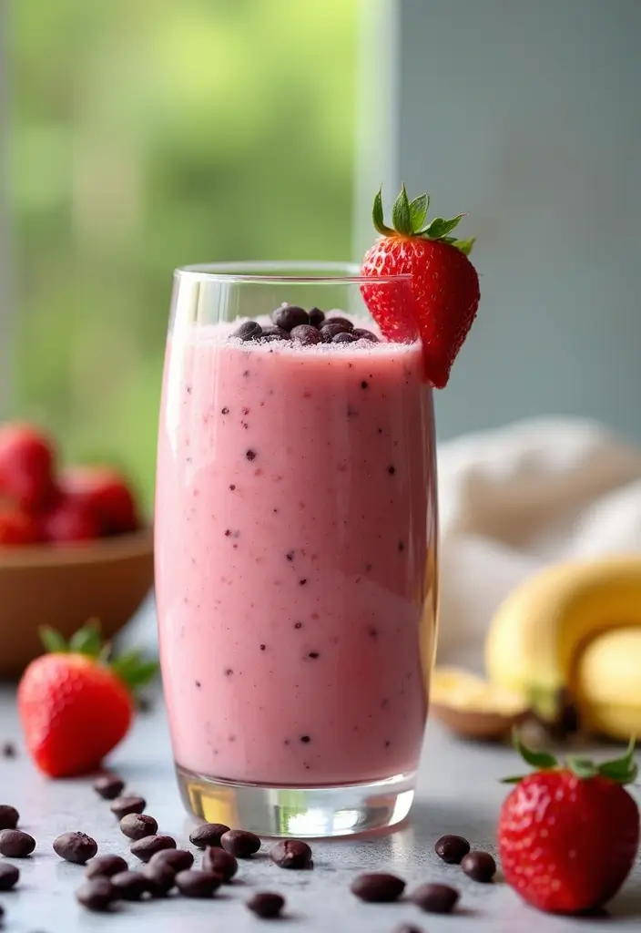 30+ Strawberry Banana Mango Smoothie Recipes for Tropical Flavor 176 30+ Strawberry Banana Mango Smoothie Recipes for Tropical Flavor - 28. Strawberry Banana Mango Smoothie with Black Bean